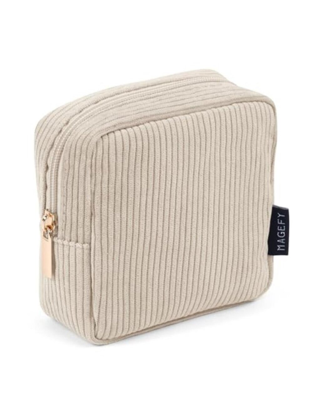 Small Makeup Bag for Purse Mini Cosmetics Bag Corduroy Cute Cosmetic